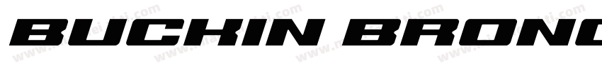 Buckin Bronc Spaced SuperItal字体转换